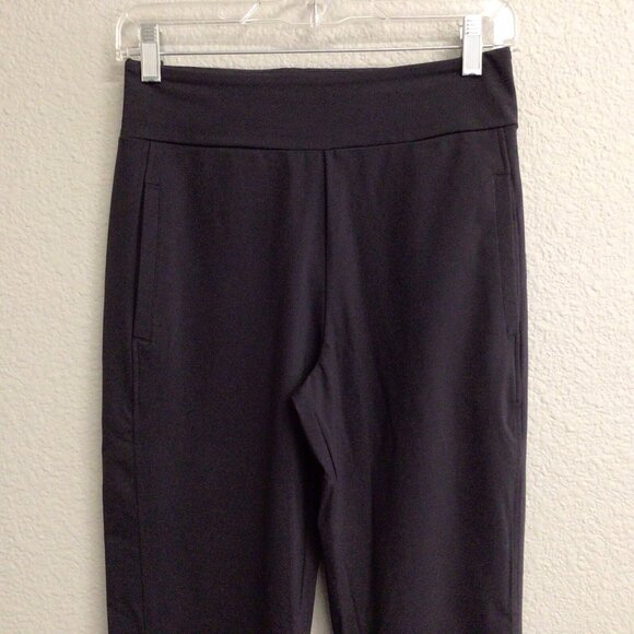 Carbon 38 Womens Mid Rise Split Ankle Leggings Pull On Pants Black Size Small - Picture 3 of 8